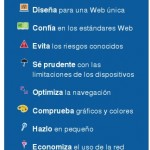 Ejemplo tarjeta sobre las Mobile Web Best Practices