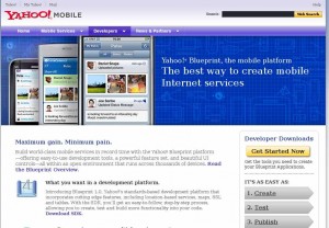 yahoo mobile developer home