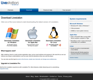 livestation está disponible para linux, mac y windows
