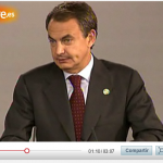 El Presidente del Gobierno Rodríguez Zapatero rtve reacciona ante el Manifiesto de los ciudadanos en internet