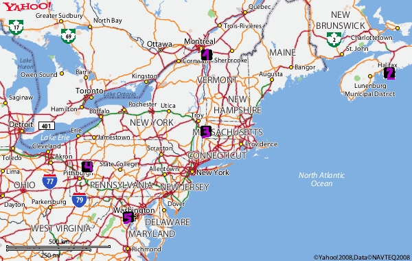 situation map of the branch of Gold and Currencies Trader Inc